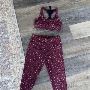 The upside x soulcycle set (S top, M bottom)